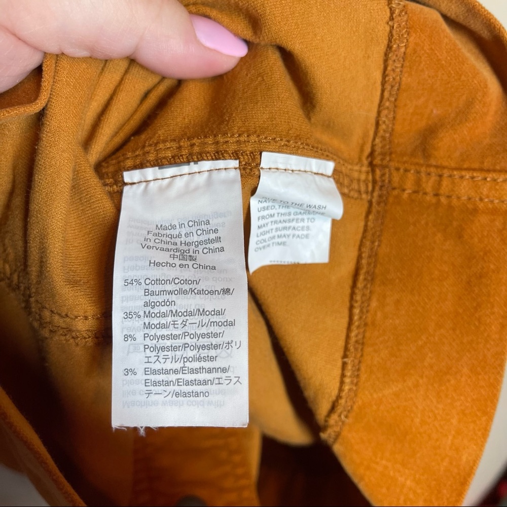 Madewell Velveteen A-Line Button Front Mini Skirt Size 0 - Picture 6 of 7